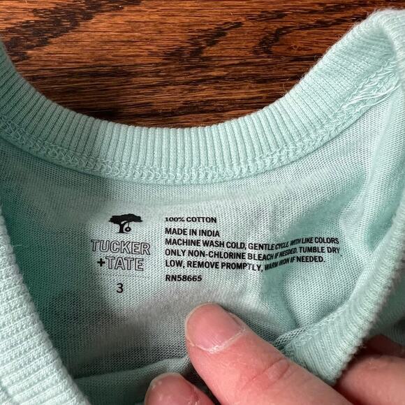 New Tucker + Tate Boy's Surfer Camper Van Green Graphic Sleeveless Tank - 3 - Picture 3 of 3